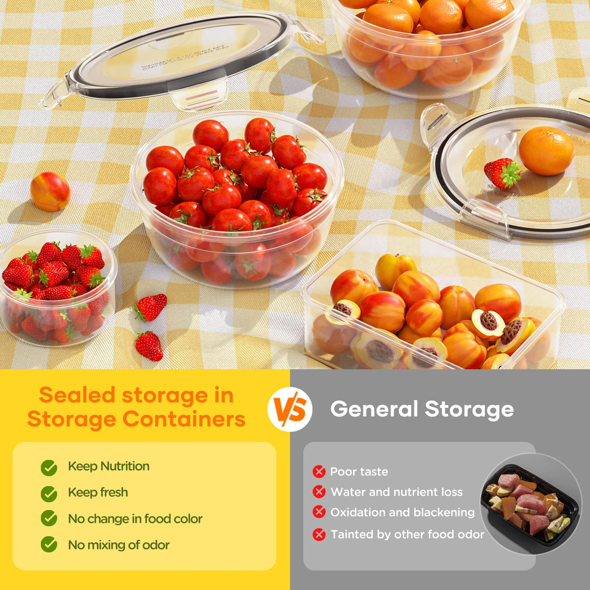 JSCARES round 23-oz containers perfect for snacks and lunches