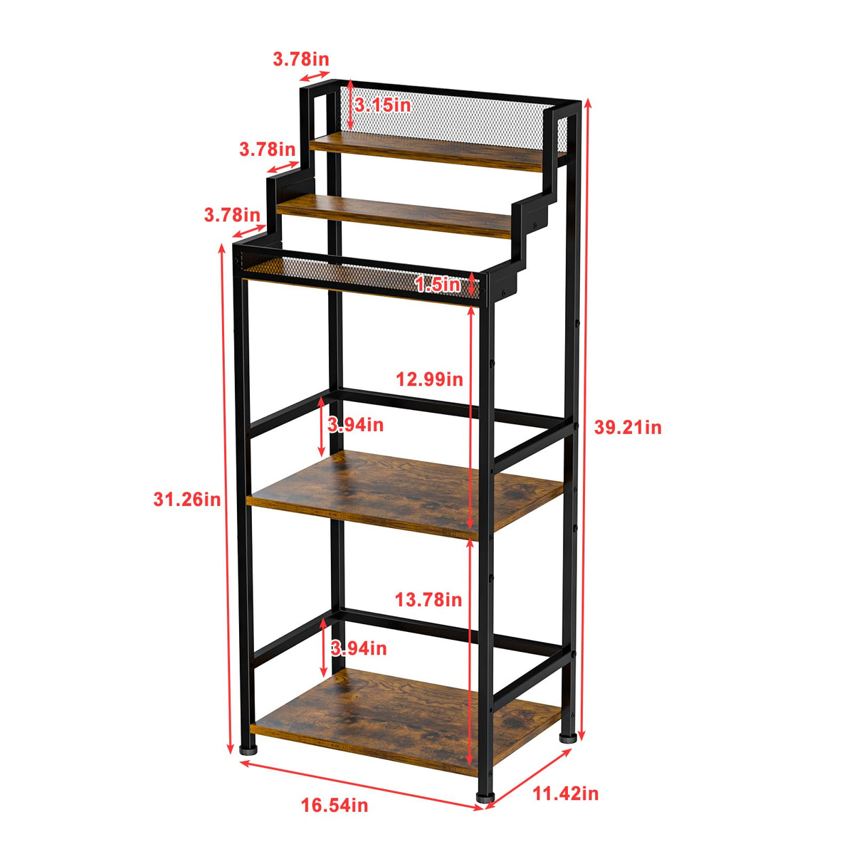 Jsskeeim durable iron and MDF frame supports long-term display.