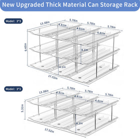 Jsyrjing automatic sliding can rack offers smooth access to every can.