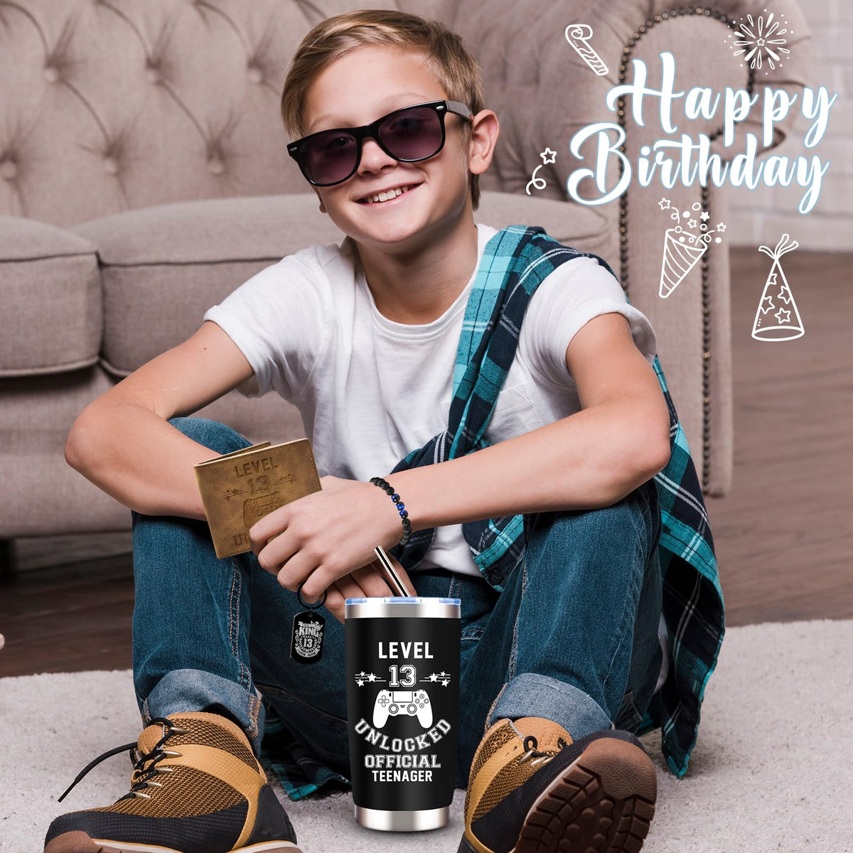 JTAMOHI officially a teenager socks provide cozy comfort with humor.