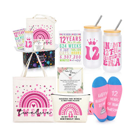 JTENGTOP gift basket pattern image for a memorable 12th birthday