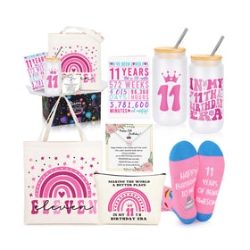 JTENGTOP gift set displayed as a cohesive six-piece bundle for an 11th birthday.