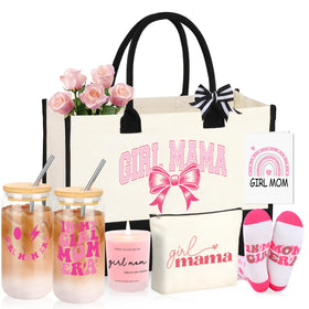 JTENGTOP Girl Mom Gifts tote bag for daily use and organization