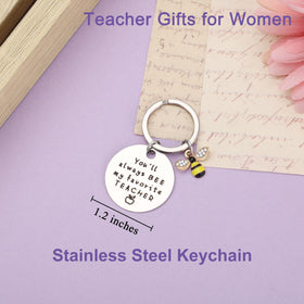 JTENGTOP Amazing Teachers card, blank inside for personalized notes.