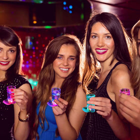 JTWKING 16pc LED shot glasses for versatile decor and favors