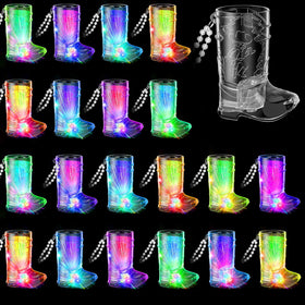 JTWKING cowgirl boot LED shot glass glowing to boost party mood