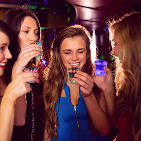 JTWKING party ambiance shot glasses create memorable lighting at weddings and birthdays.