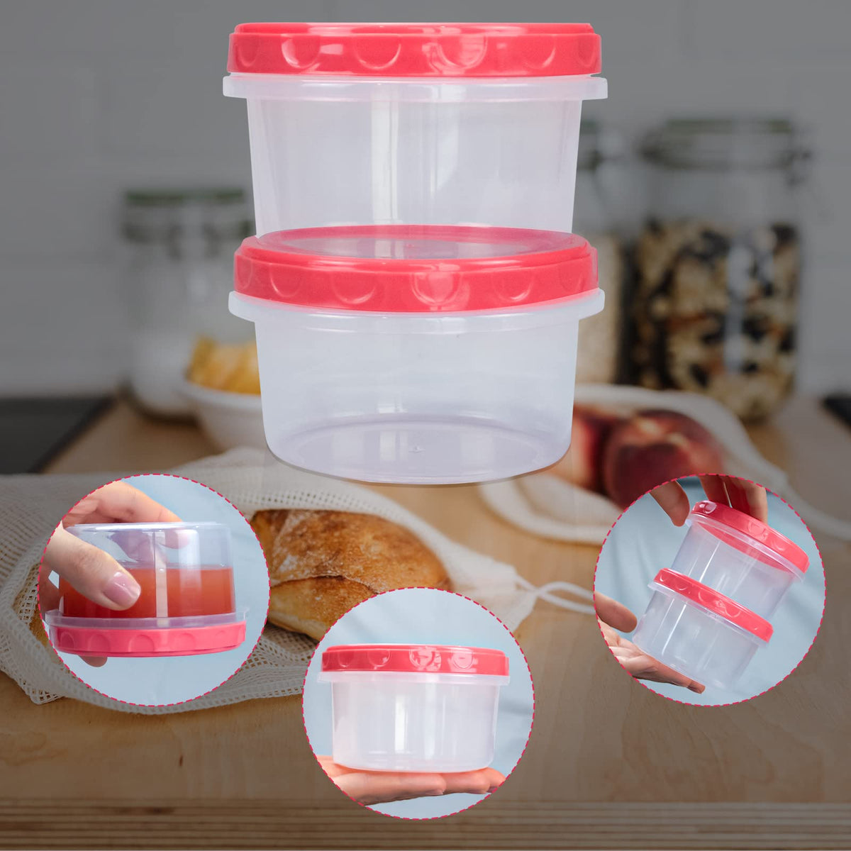 Jucaifu crafts and nails stay organized in a durable jar.