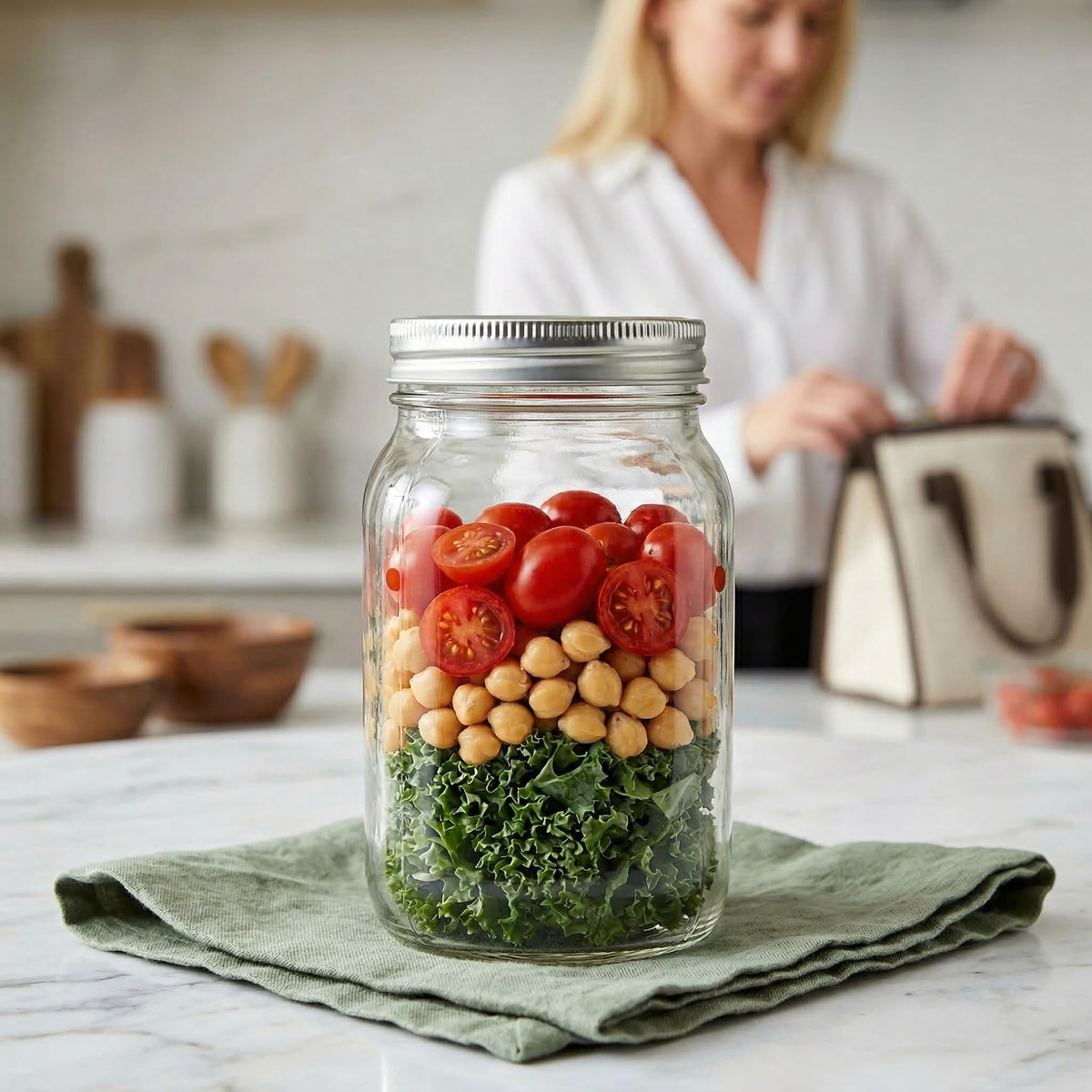 Jucoan jars ideal for storing dry goods and ingredients
