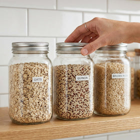 Jucoan square jars suitable for pickling, fermentation, and sauces