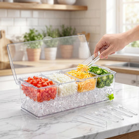 Jucoan removable compartments simplify refilling and cleanup