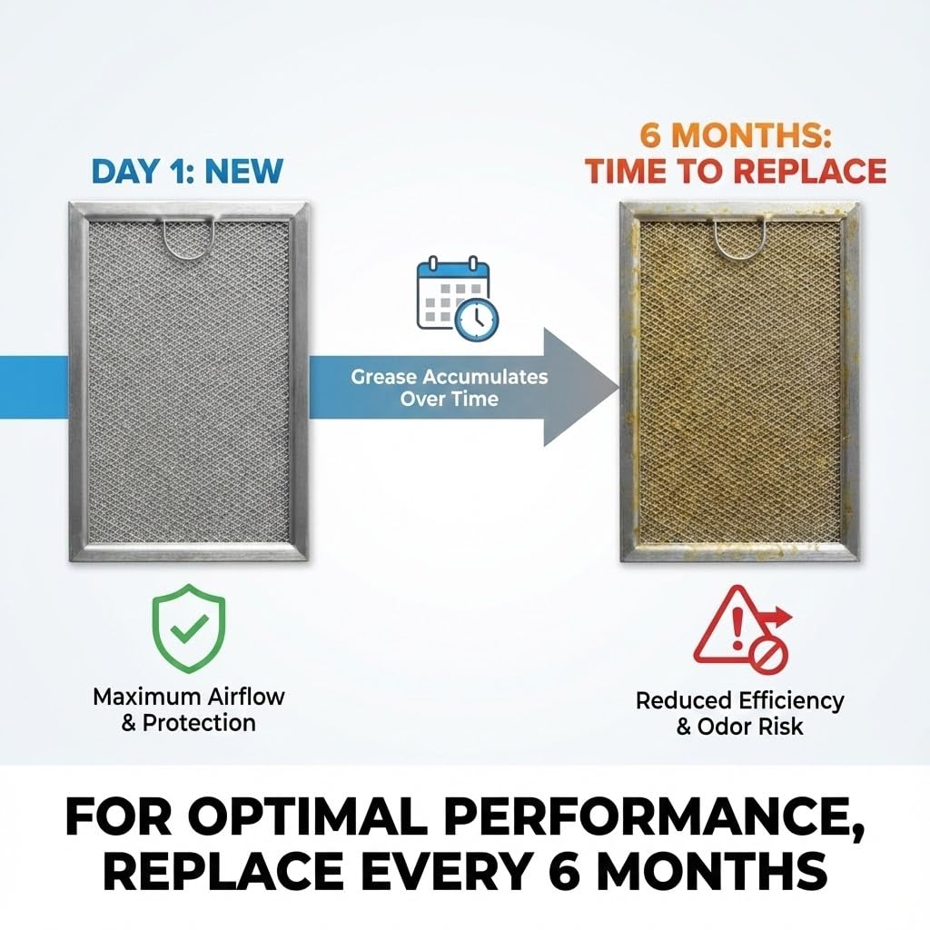 JUDAOLE easy to replace, saving time during kitchen cleanup