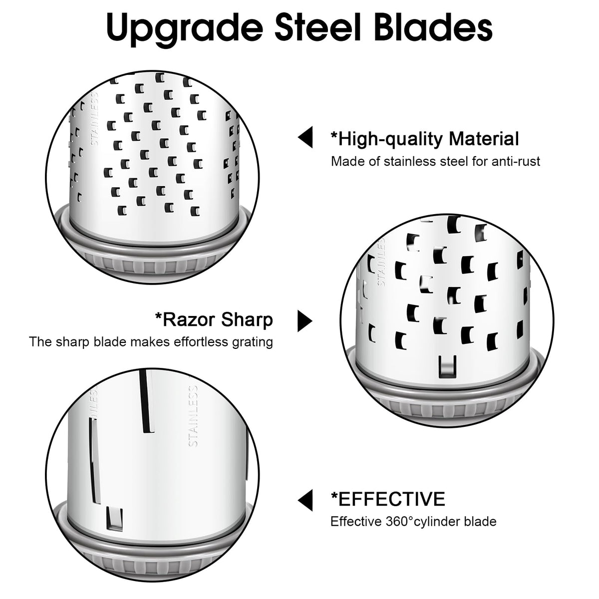 JUDOUDOU cheese grater lifetime replacement badge communicates lasting reliability.
