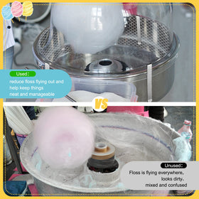Assembled Juexica cotton candy kit ready for setup.