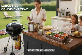 Jugetware Mise En Place on counter helps prepping ahead