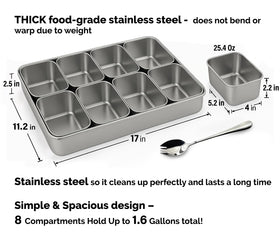 Jugetware Yakumi Pan with stainless lid on preserves freshness during storage