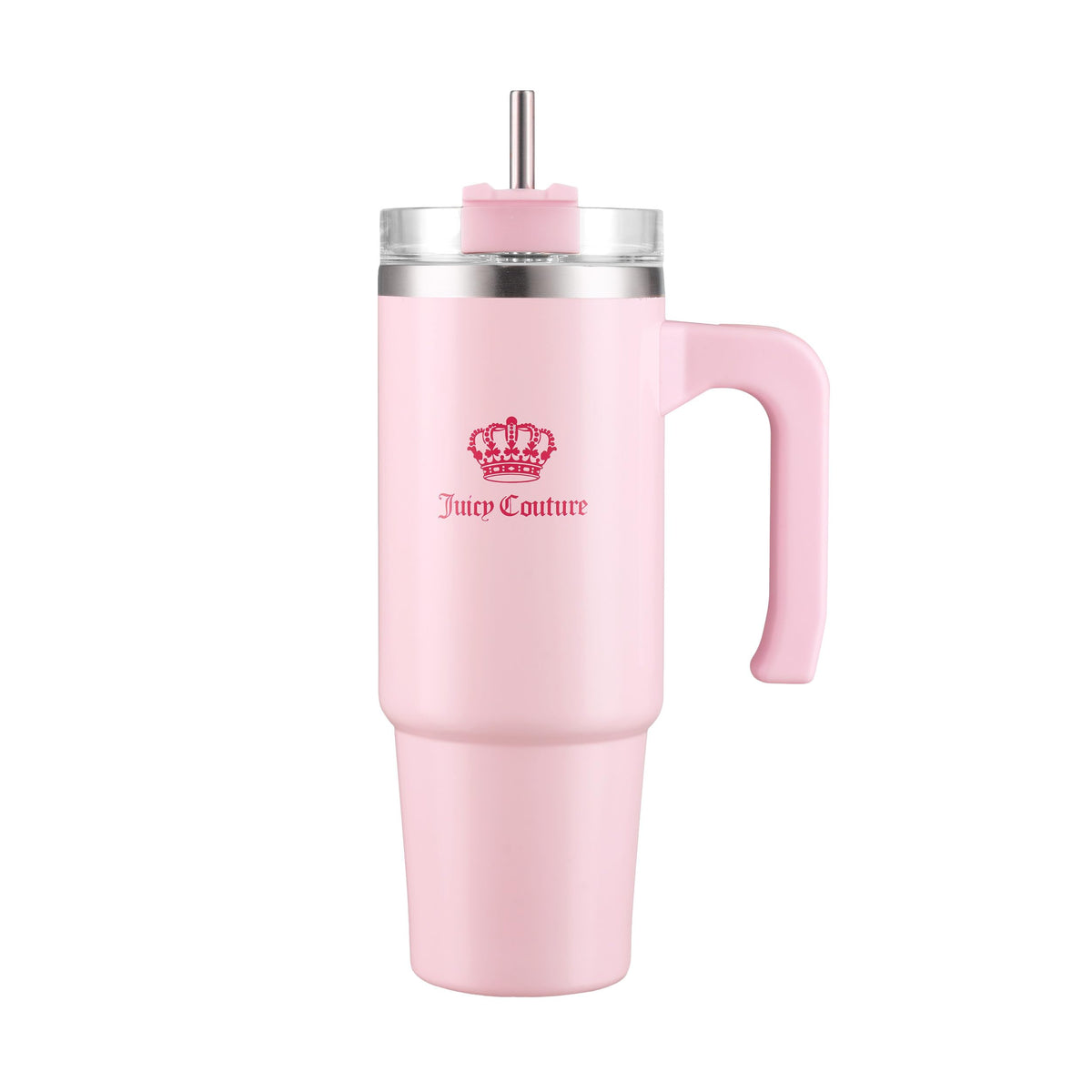 Juicy Couture Travel Style bottle lid close-up showing secure lid for on the go hydration.