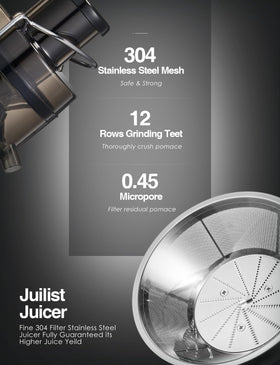 Juilist compact design saves counter space in busy kitchens.