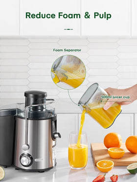 Juilist juicer easy-clean brush included for fast cleanup