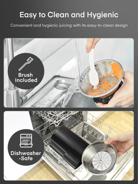 Juilist one-button operation for simple, intuitive juicing.
