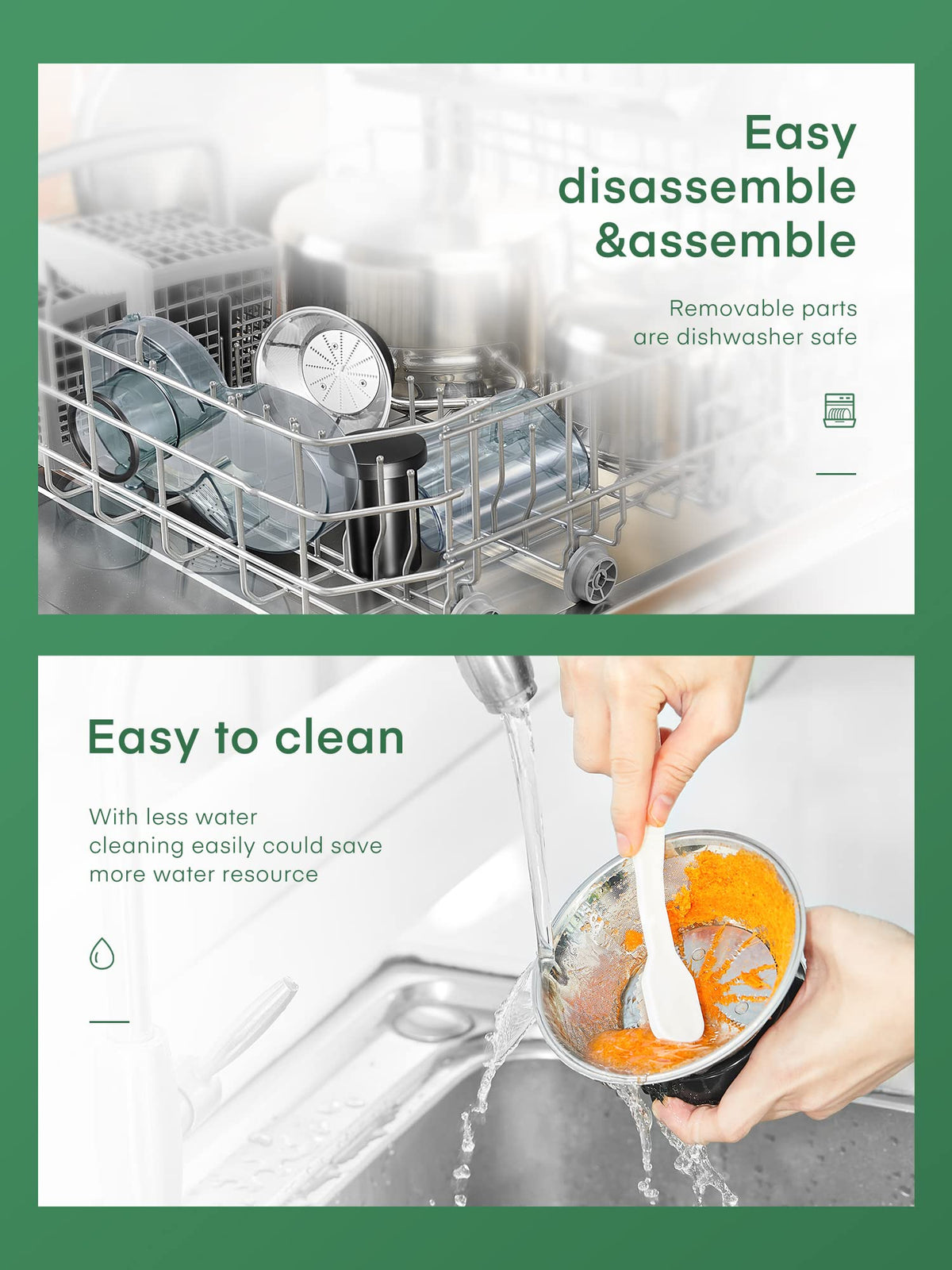 Juilist juicer safety arm and indicators for secure use