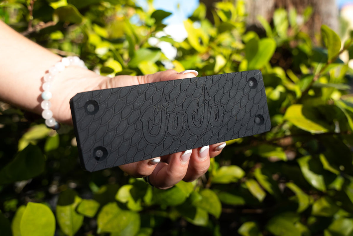 Juju Fishing Magnet holds lures, pliers, and swivels neatly