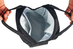 Jula Vance interior with items, roomy compartments for meals and snacks