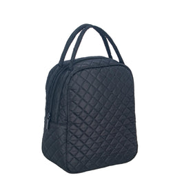 Jula Vance quilted lunch bag front view, lightweight and easy to carry