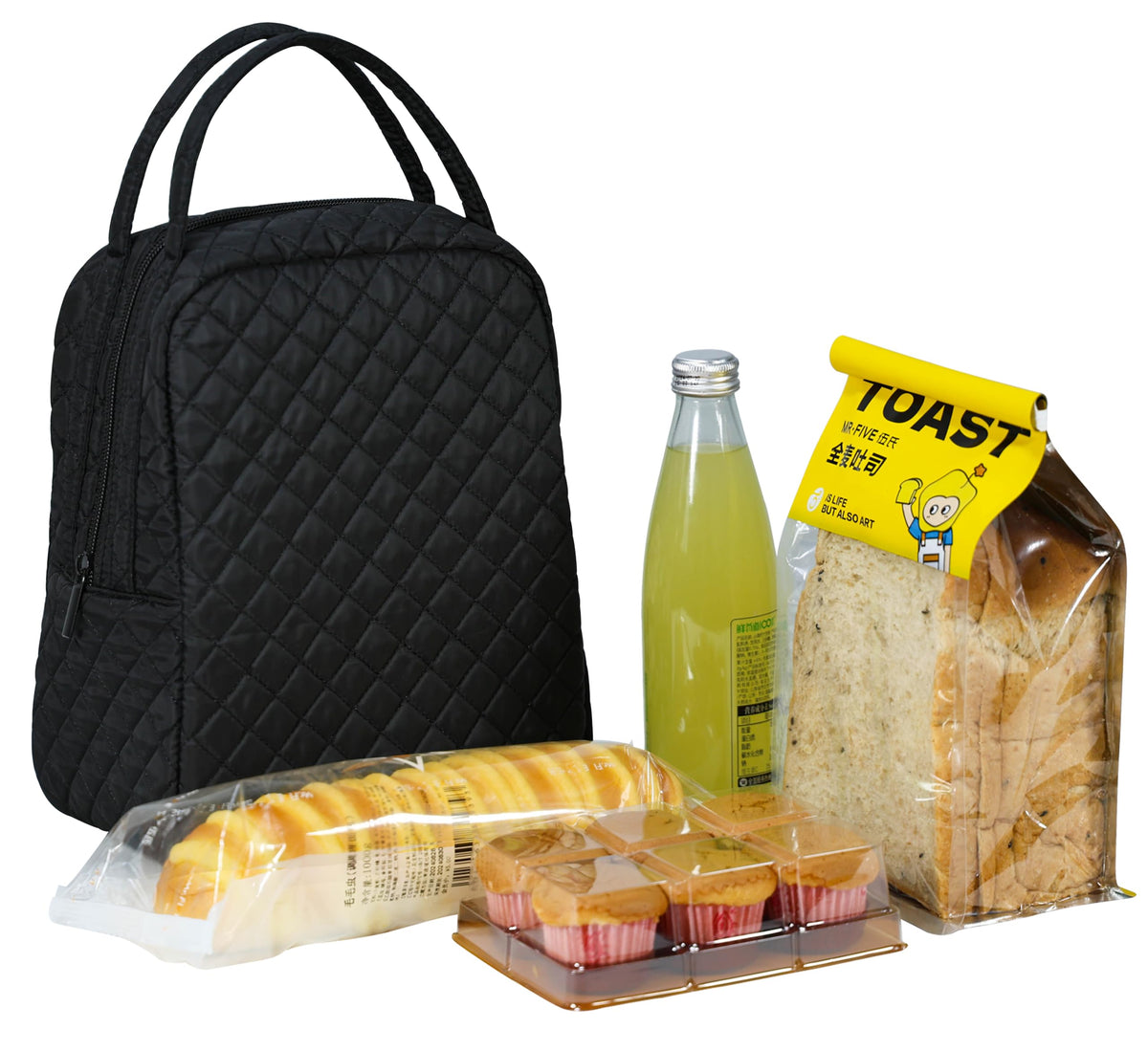 Jula Vance lunch tote interior insulation keeps items cool or warm