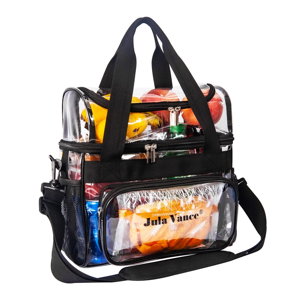 Jula Vance stadium-approved crossbody bag front view for easy item access