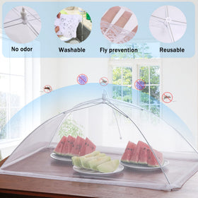 JULBEAR compact 17x17 mesh cover ready for quick outdoor setup