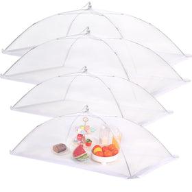 JULBEAR large 40x24 mesh food cover open on table protecting dishes from pests