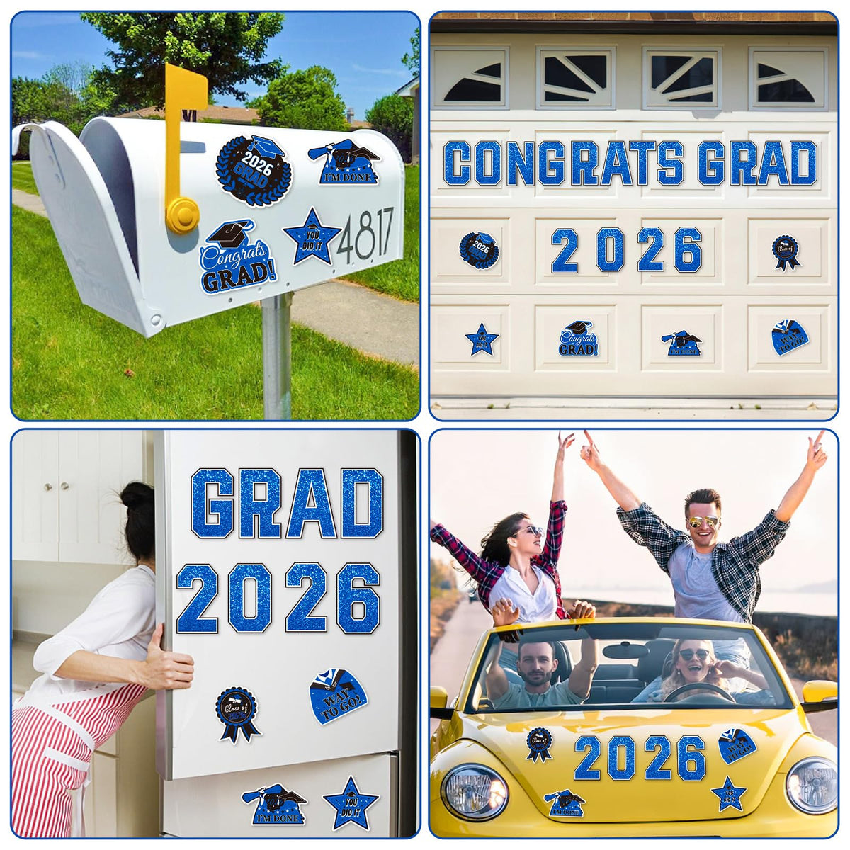 JULMELON graduation refrigerator magnet keeps celebration visible
