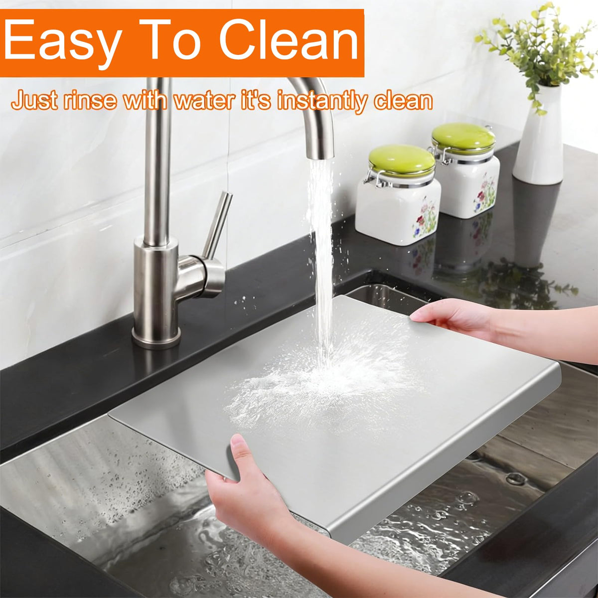 Julyxi compact lightweight board fits small kitchens for easy storage.