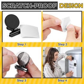Junarter scratch-free magnet surface protects metal surfaces