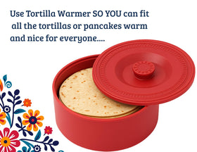 Juniperos warmer ideal for family dinners and taco nights