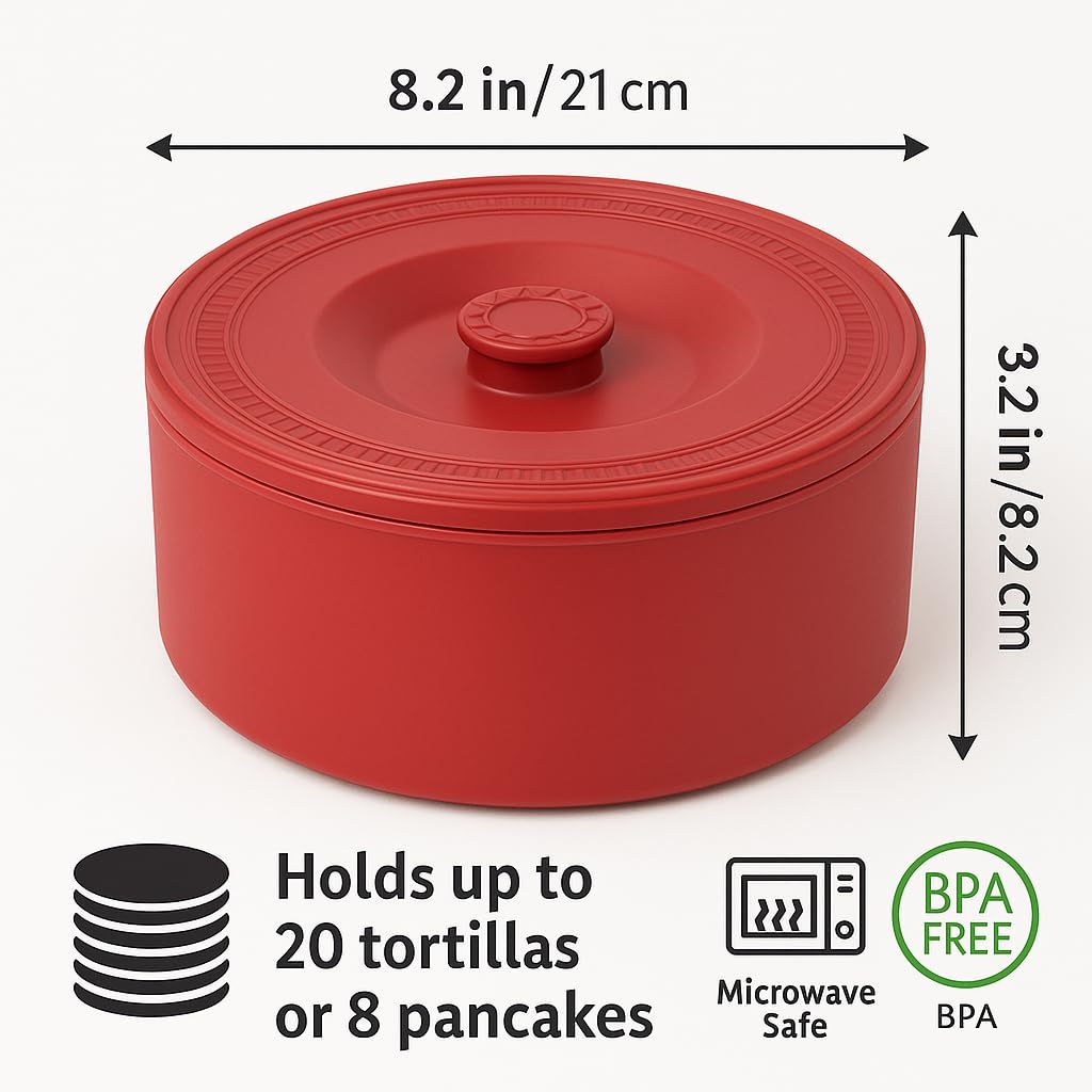Juniperos tortilla warmer microwave-safe setup for fast reheating