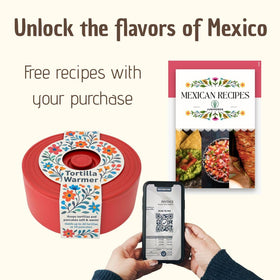 Juniperos red tortilla warmer adds bold style to the kitchen
