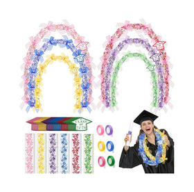 Junkin 24-set candy lei tubes brighten graduation décor and candy display