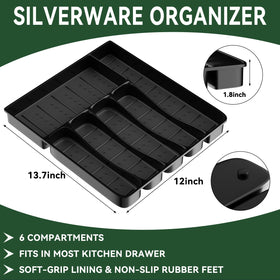 JUNLIN dinner and steak knives in black finish for versatile dining use