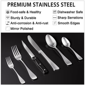 JUNLIN mirror-polished silverware ready for daily use