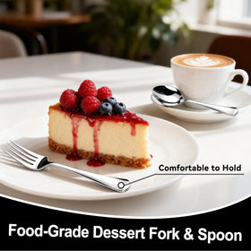 JUNLIN premium stainless steel cutlery in mirror finish for everyday use