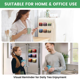 JUNLYNEST durable metal construction supports tea bags securely
