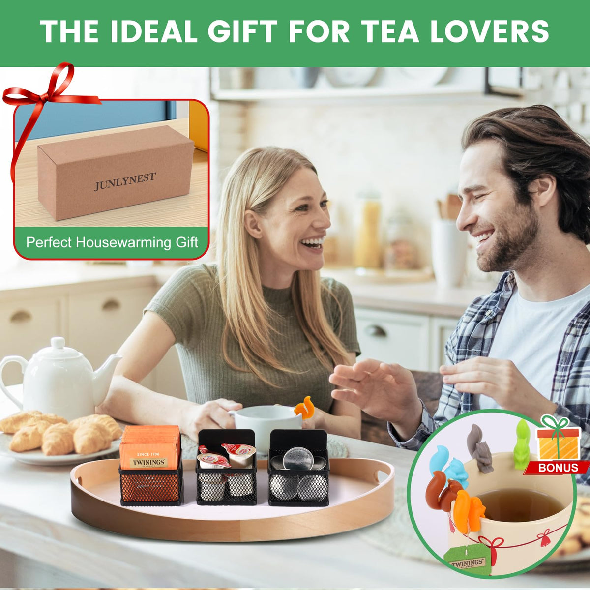 JUNLYNEST ideal gift for tea lovers adding elegance
