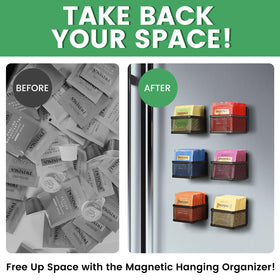 JUNLYNEST metal tea holder demonstrates sturdy, space-saving storage
