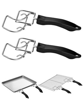 JUNTIANZE tray extractor 2pc safely lifts hot bakeware from ovens.