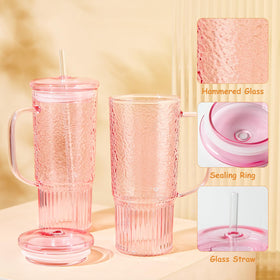 JunVpic borosilicate glass resists heat and cold for versatile drinks