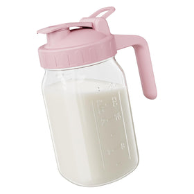 JunVpic breast milk pitcher pours smoothly with a precise spout for drip-free serving.
