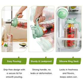 JunVpic clear design shows fresh fruits for colorful beverages