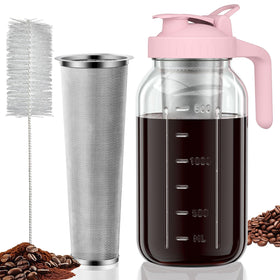 JunVpic cold brew jar 64oz for smooth iced coffee